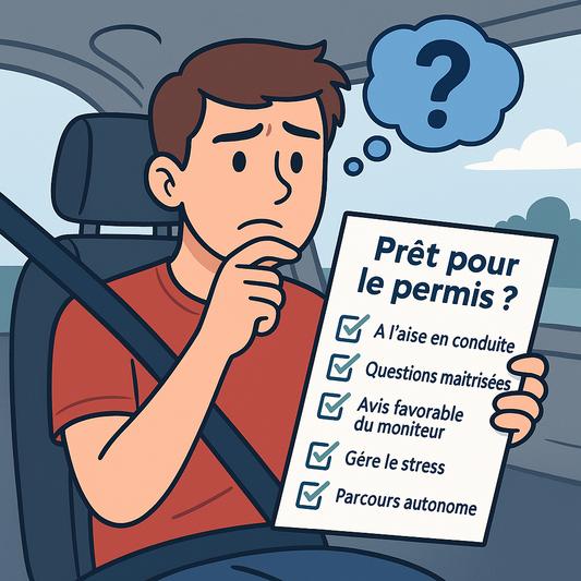 Image élève hésitant pour le permis